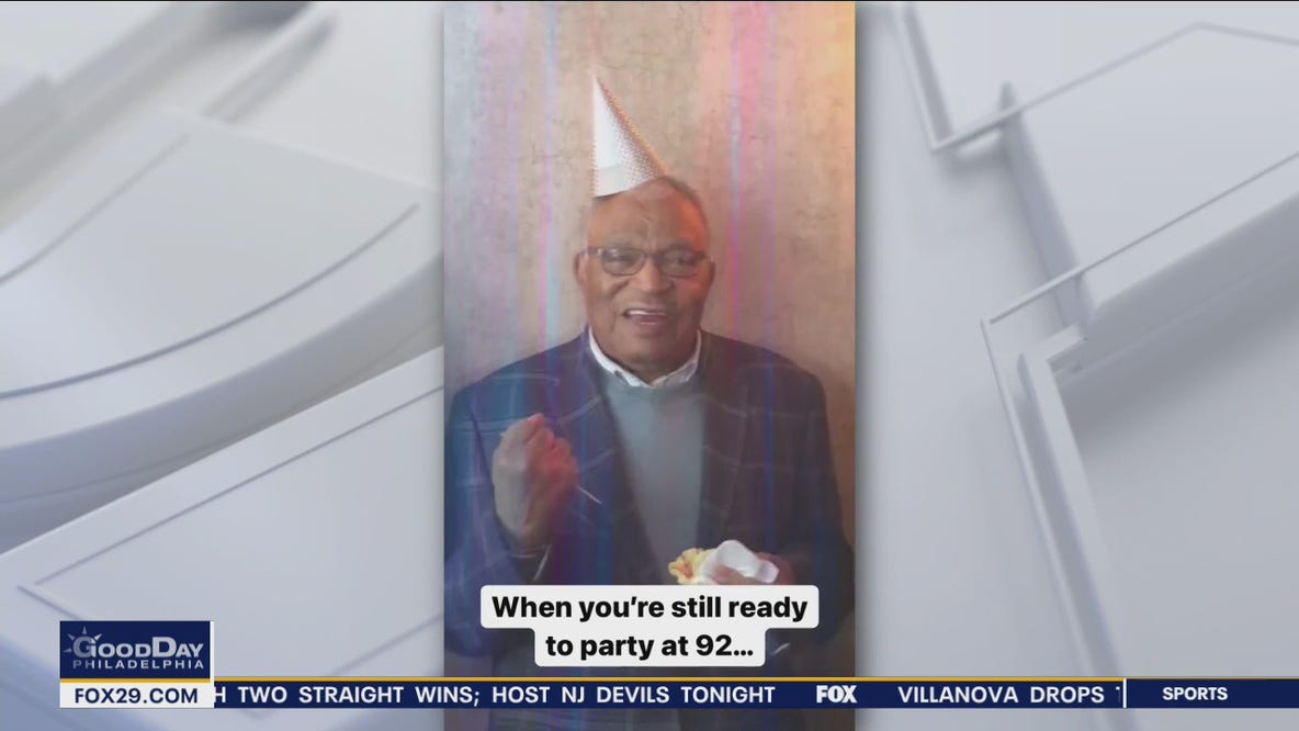 Alex Holley's grandfather celebrates his 92nd birthday